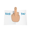 Load image into Gallery viewer, Hey! Fuck You! - 3D Middle Finger Pop Up