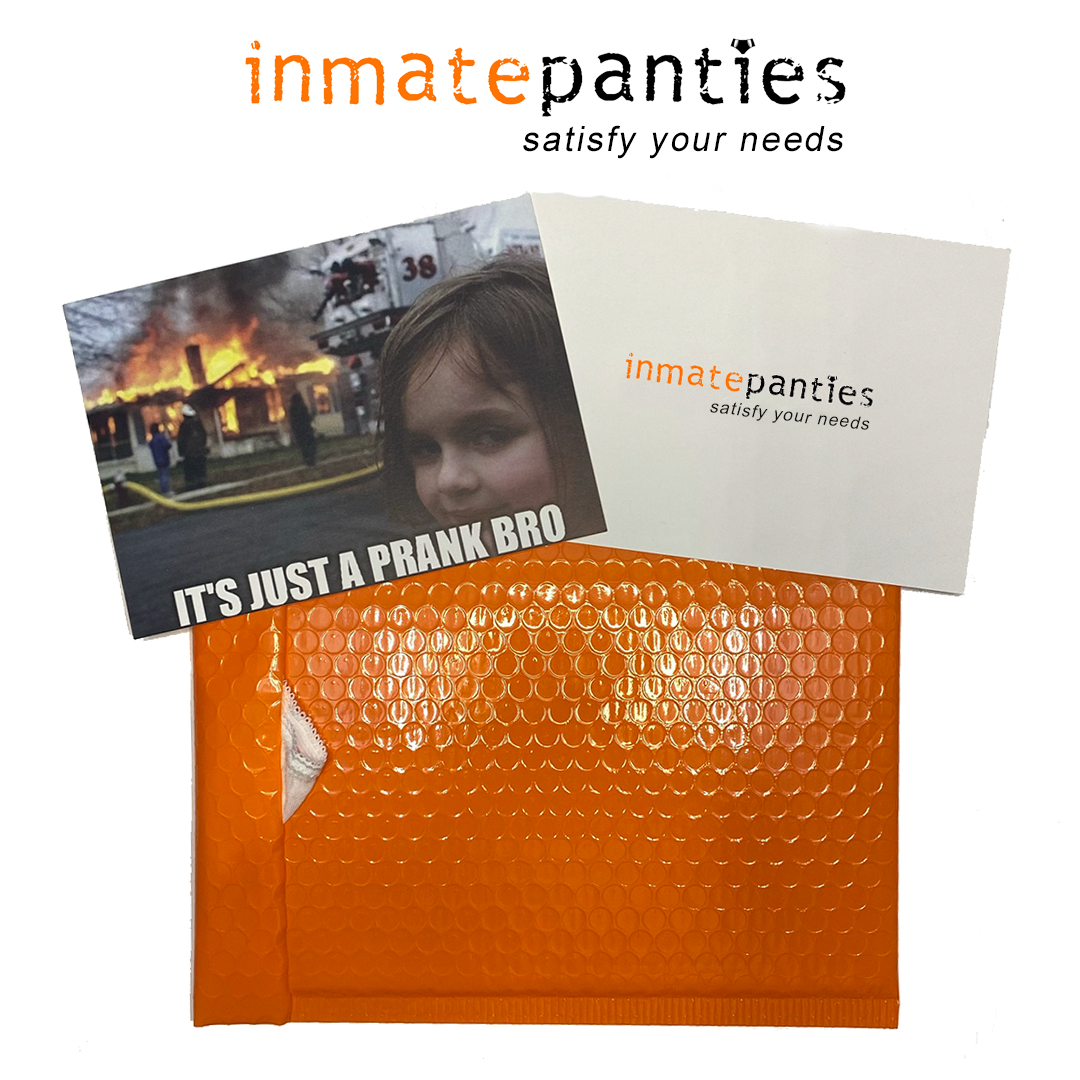 The Original Inmate Panties Prank Envelope Inmate Panties Smell My